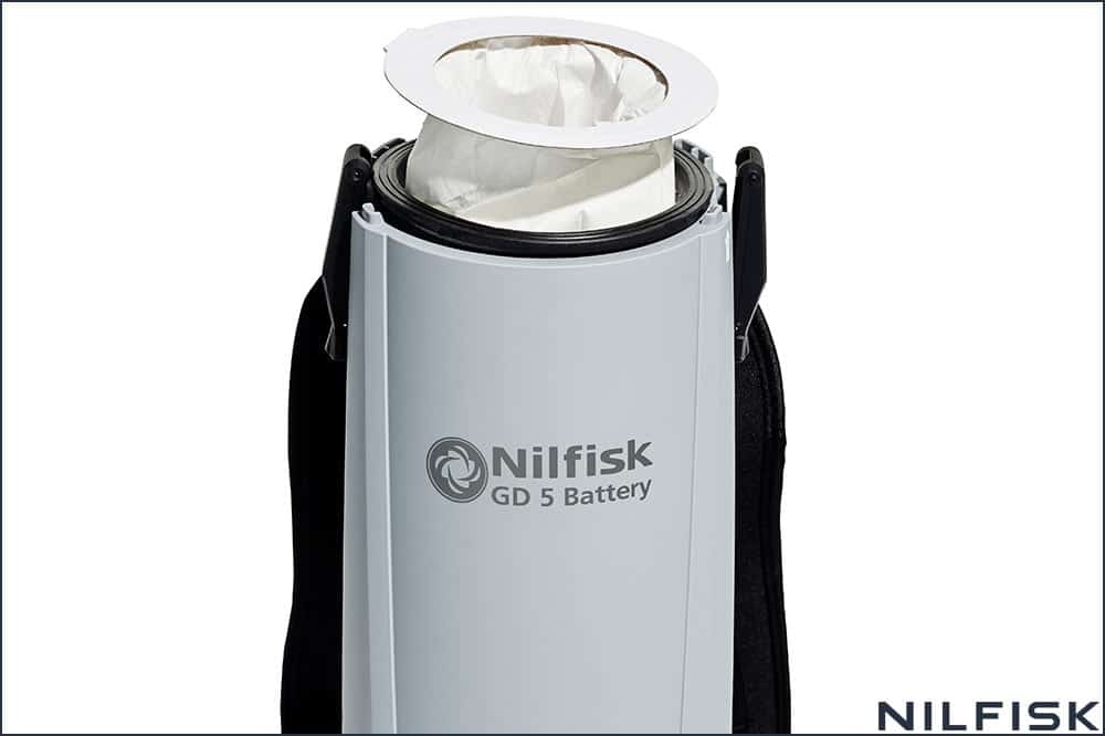 Nilfisk GD 5 Akülü Sırt Tipi Elektrikli Süpürge